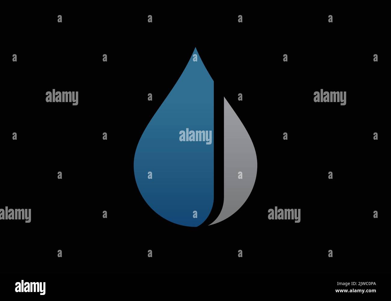 J Water Drop Drip Initial Monogram Letter Logo Design Vector Template j Letter Logo Design Stock Vector