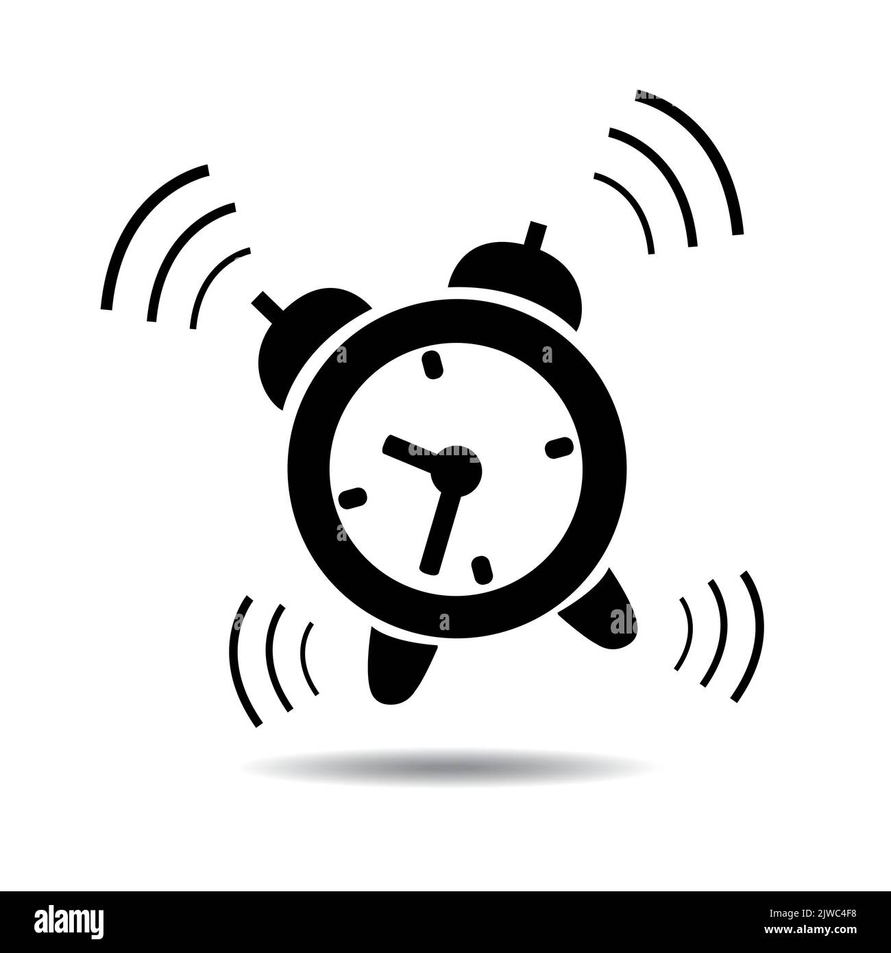 alarm clock icon vetor Stock Vector Image & Art Alamy