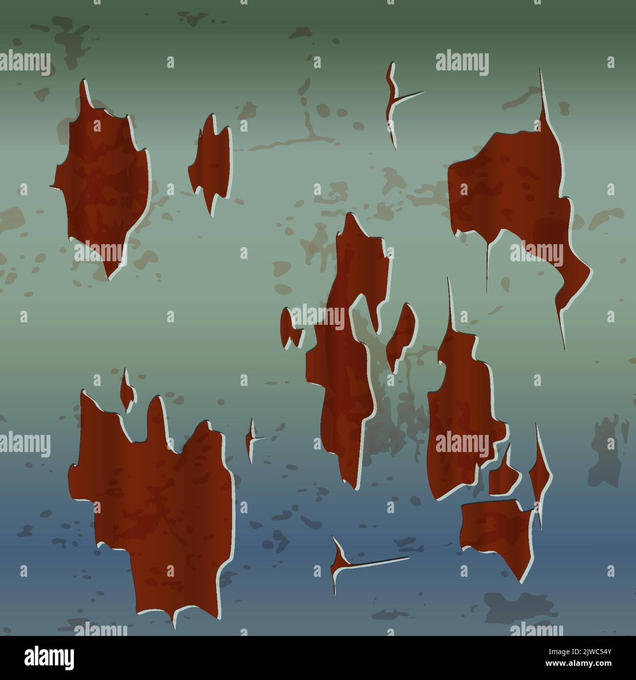 Seamless Texture of old metal with rust. Illustration of a metallic ...