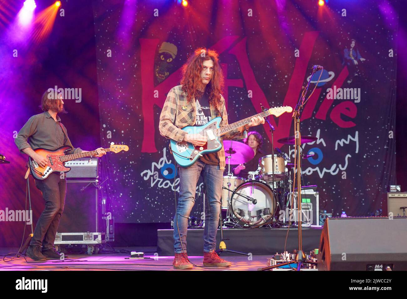 Dorset, UK. Sunday, 4 September, 2022. Kurt Vile and the Violators performing at the 2022 End of the Road Festival. Photo: Richard Gray/Alamy Stock Photo