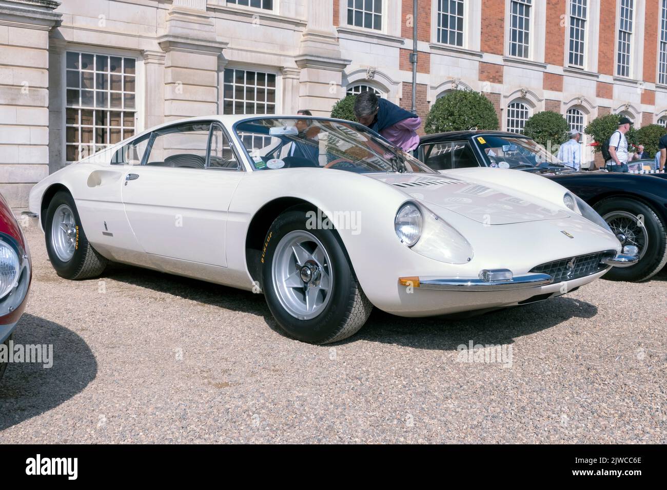 Ferrari 365P Berlinetta Tre Posti at the 2022 Hampton Court Concours at Hampton Court Palace London UK Stock Photo