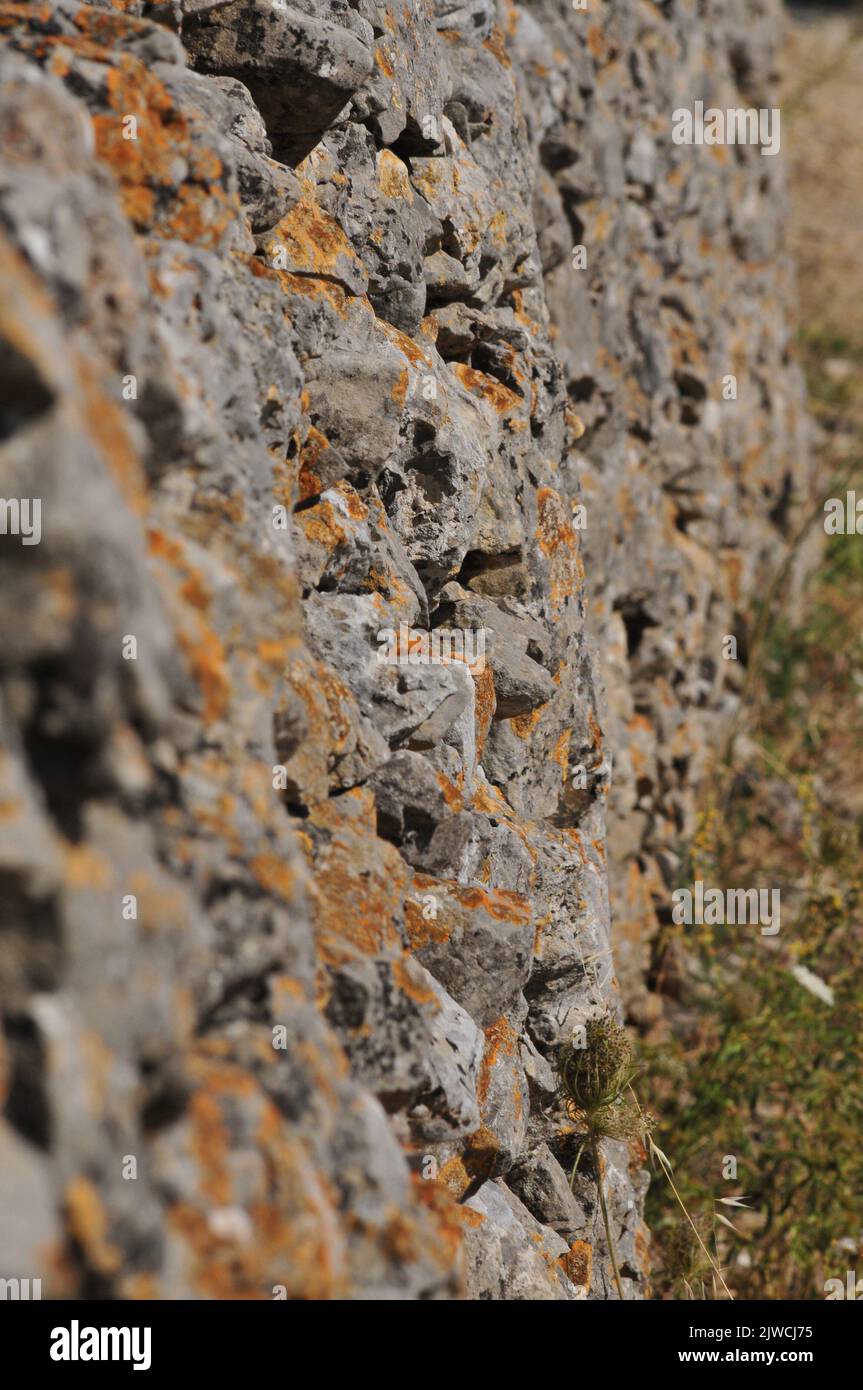 Croatian Drywall Stock Photo