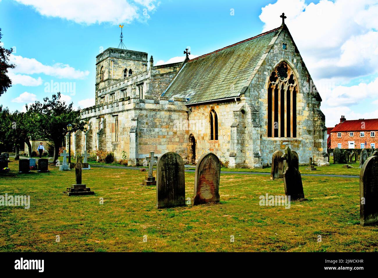 St Marys Church, Riccall, North Yorkshire, England Stock Photo