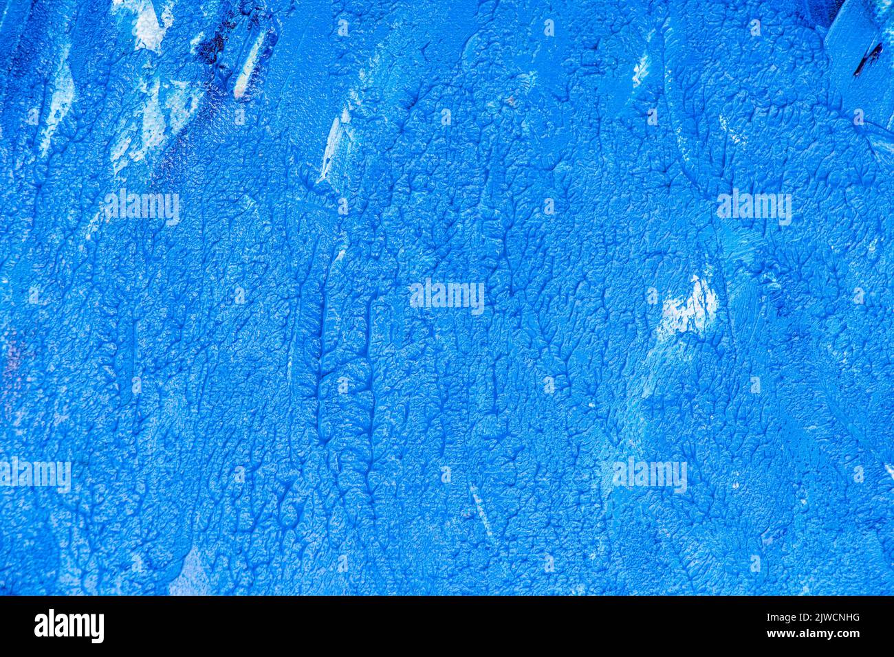 A blue and white oil paint texture - marine background Stock Photo - Alamy