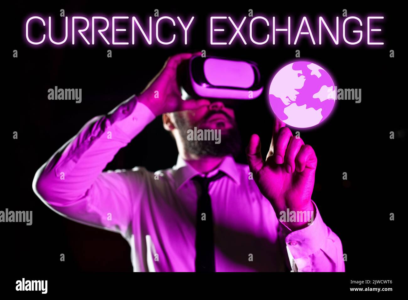 Changing Money Inspiration showing sign Currency ExchangeProcess of changing one ...