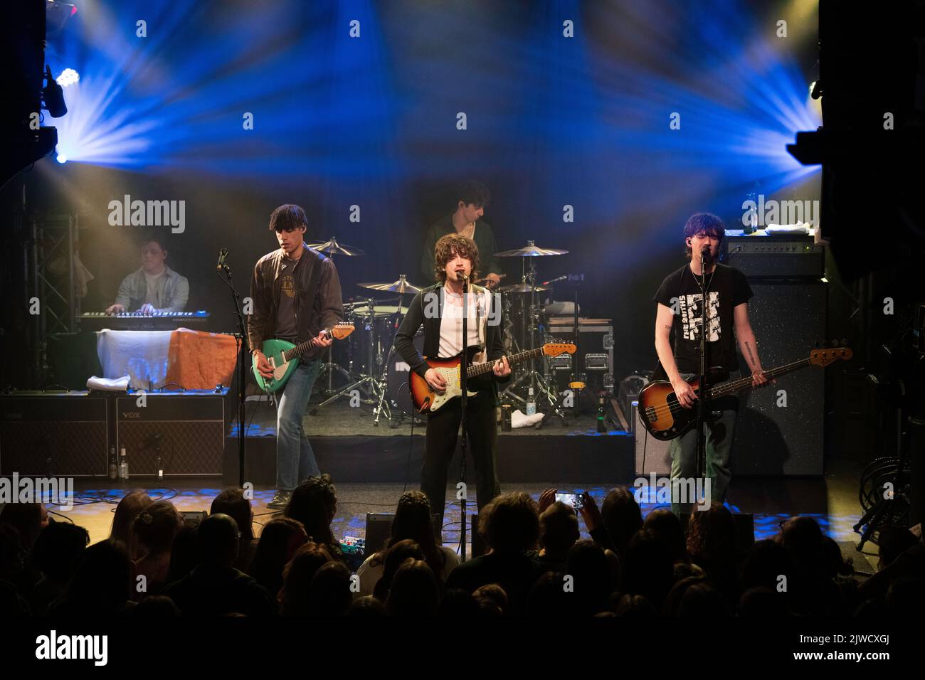 Inhaler, Bono's son band, playing live at the Knust in Hamburg Stock Photo