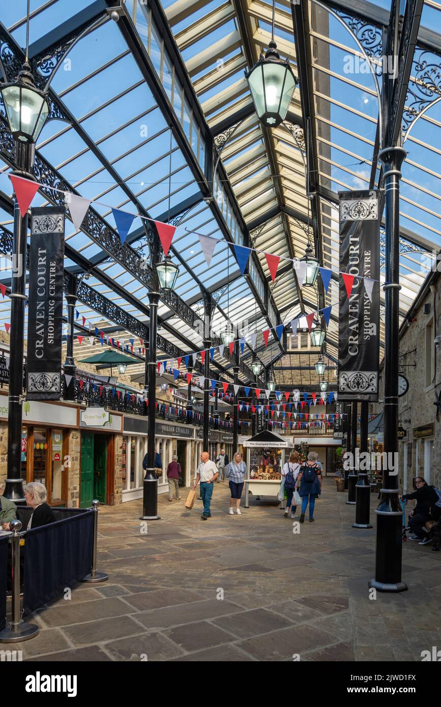 Craven Court Shopping Centre, Skipton, North Yorkshire, UK Stock Photo