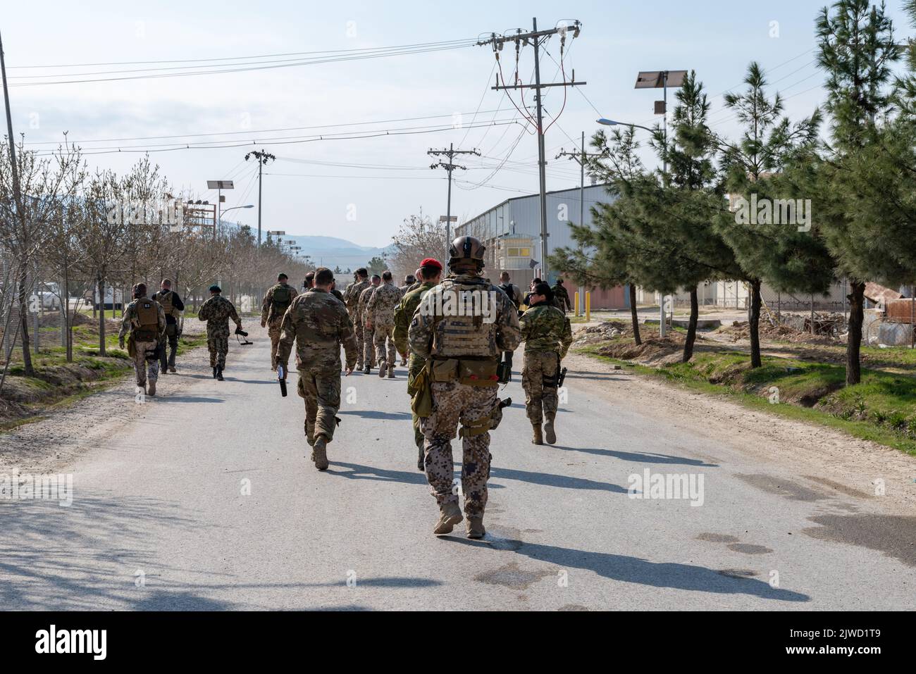 Bundeswehr in Afghanistan Camp Shaheen Stock Photo Alamy