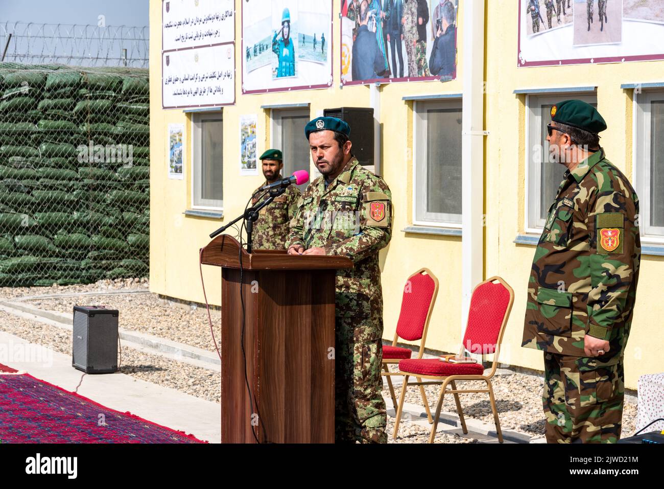 Bundeswehr in Afghanistan Camp Shaheen Stock Photo Alamy