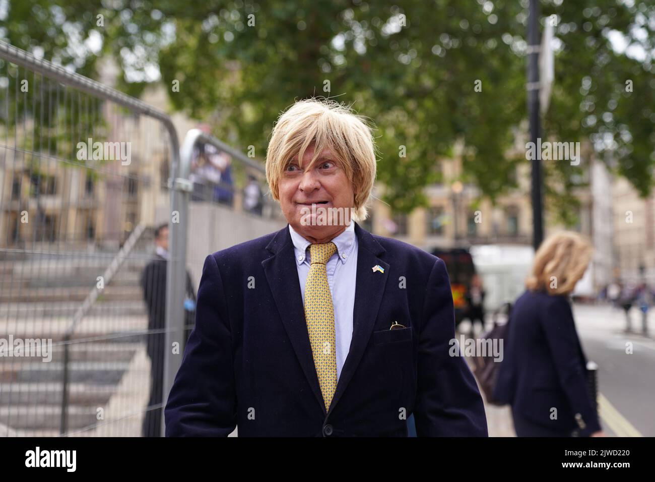 Michael Fabricant arrives at the Queen Elizabeth II Centre in London for the announcement of the new Conservative party leader, who will become the next Prime Minister. Picture date: Monday September 5, 2022. Stock Photo
