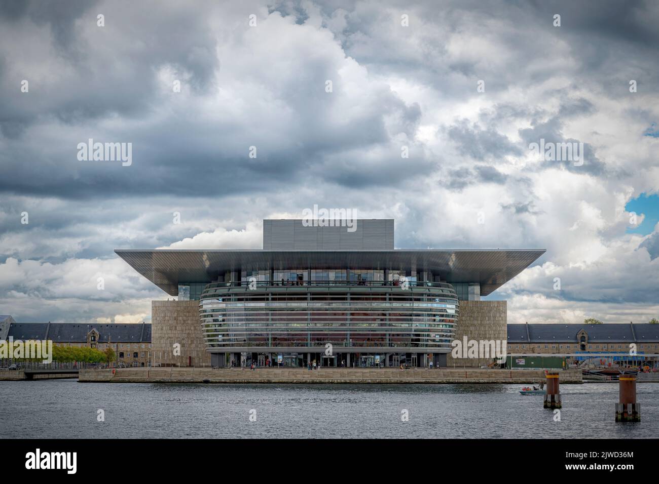 COPENHAGEN, DENMARK - SEPTEMBER 03, 2022: The Copenhagen Opera House is the national opera house of Denmark. Stock Photo