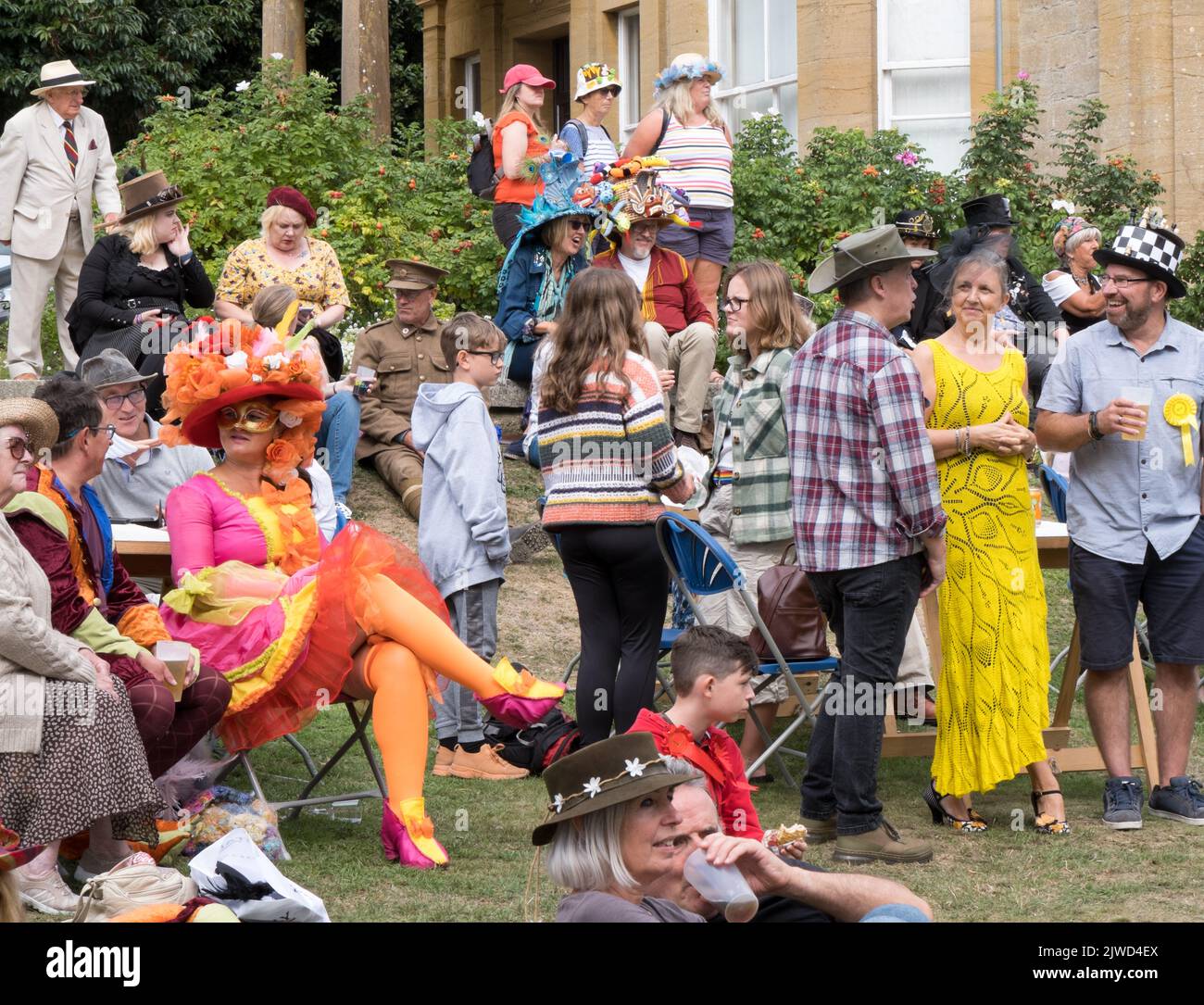 Bridport Hat Festival Dorset 2022 Stock Photo Alamy
