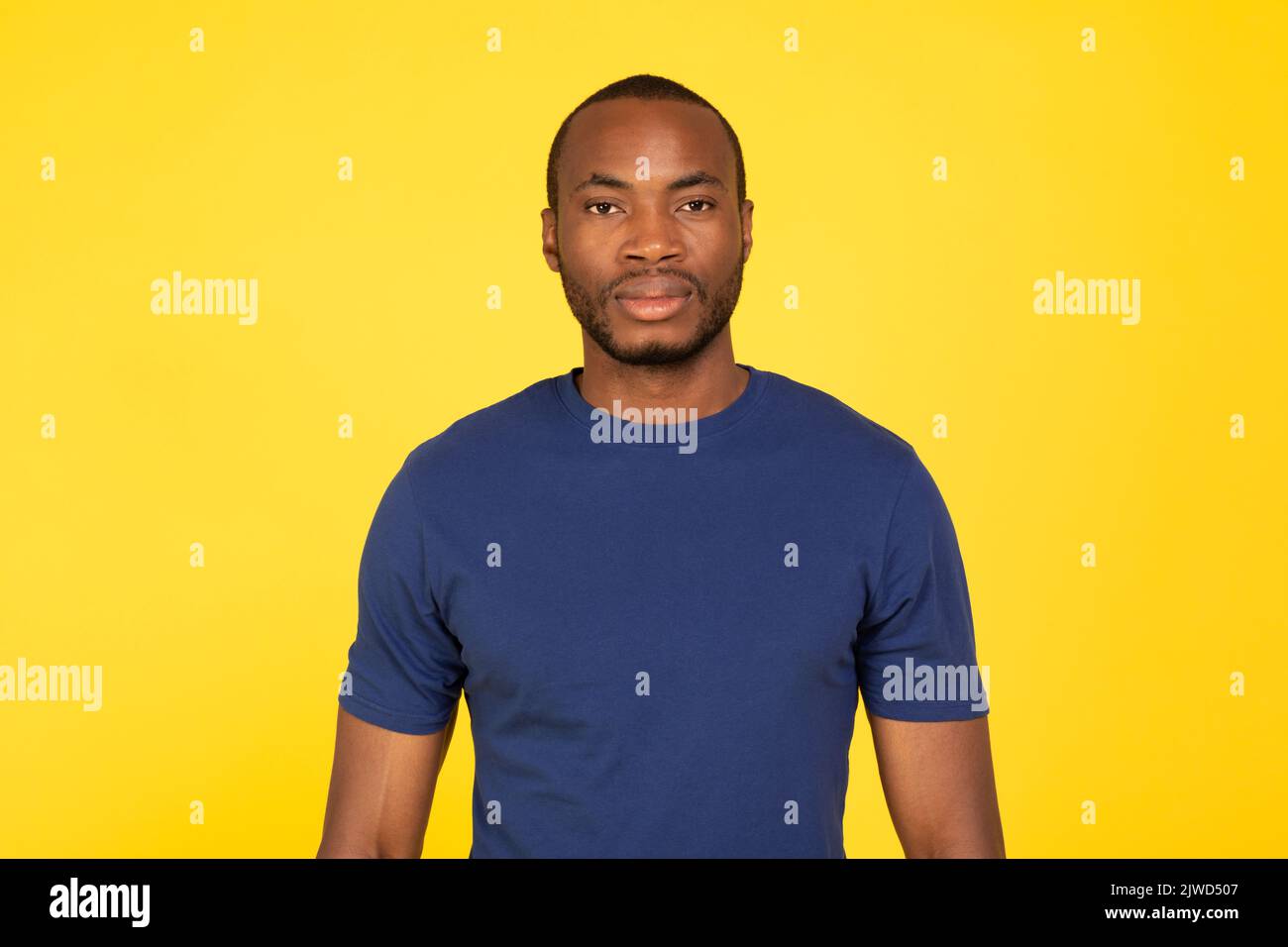 Portrait serious african american man hi-res stock photography and ...