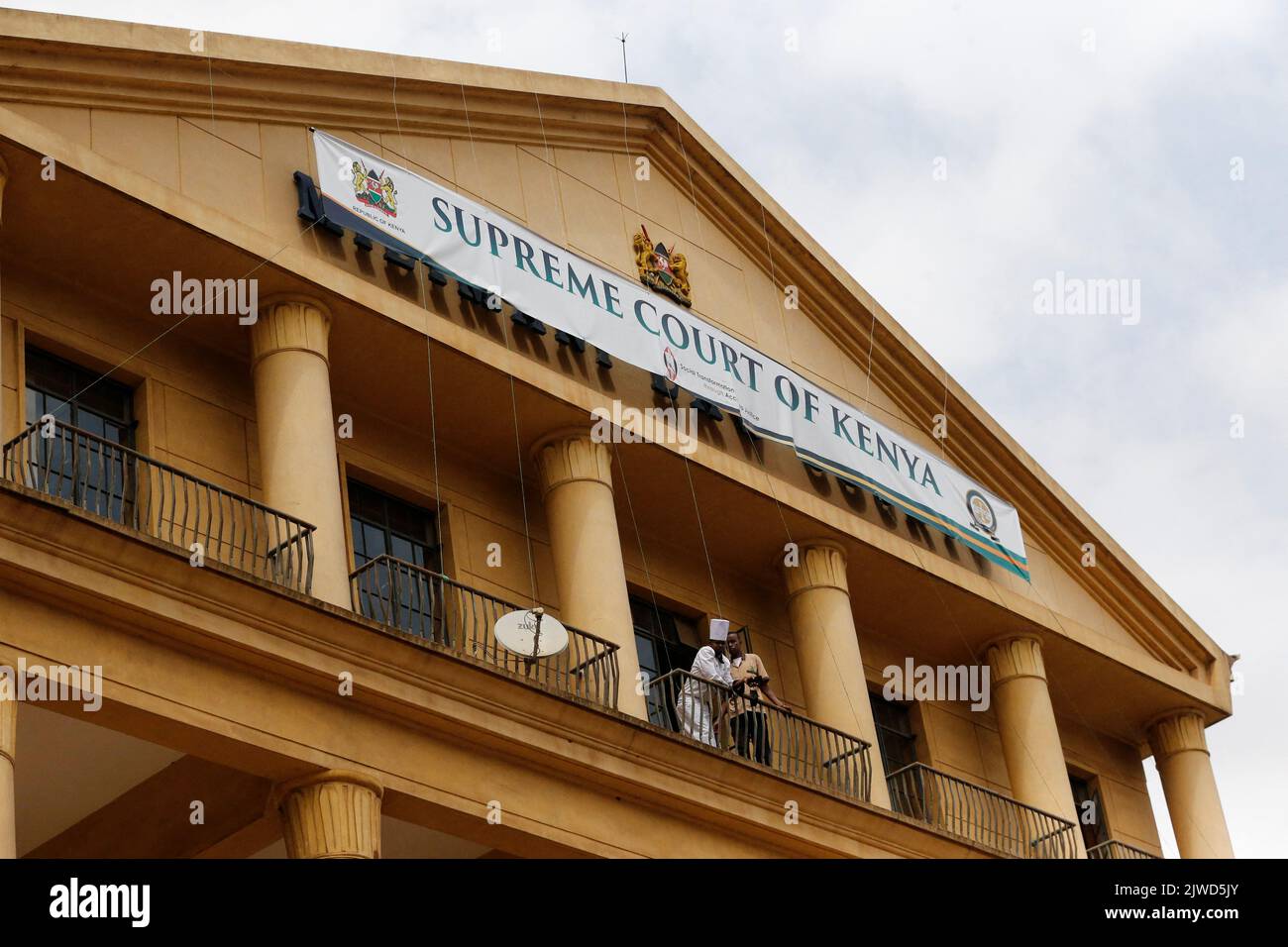 A general view of the Supreme Court building after the Supreme Court upheld Kenyan President-elect William Ruto's presidential election victory, at the Supreme Court in Nairobi, Kenya September 5, 2022. REUTERS/Thomas Mukoya Stock Photo