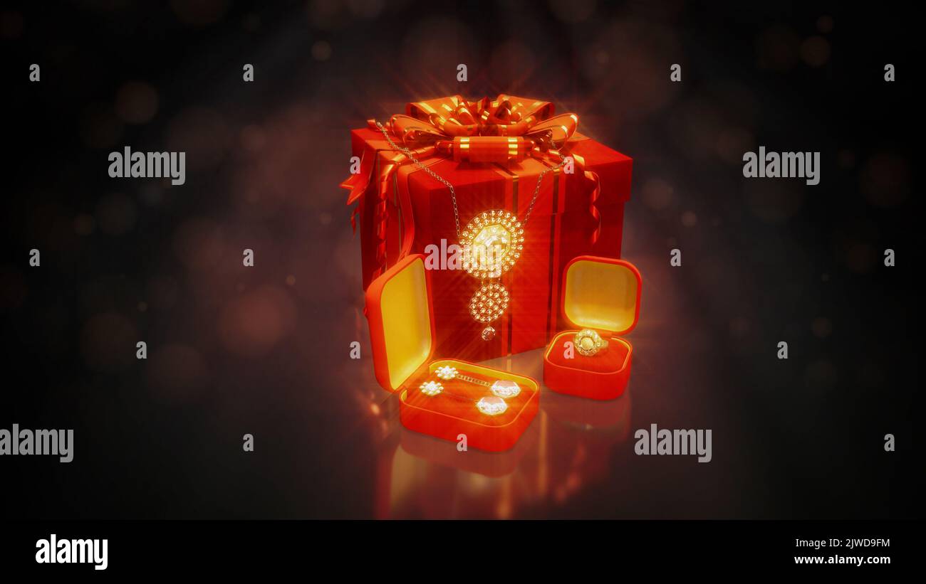 jewelry present with ring, shackles, chaplet with diamonds with free