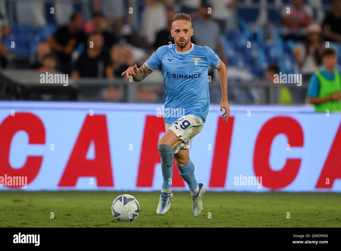 Manuel Lazzari of SS Lazio during the Serie A match between SS Lazio