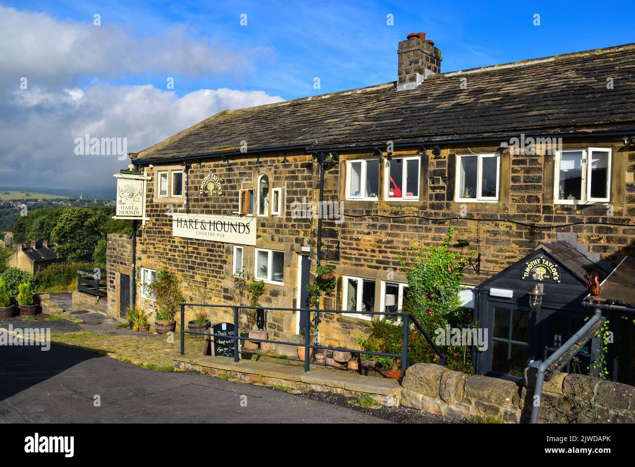 Hare & Hounds, Lane Ends, Old Town, Hebden Bridge, West Yorkshire Stock
