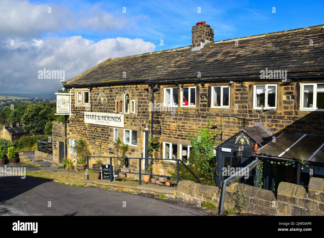 Hare & Hounds, Lane Ends, Old Town, Hebden Bridge, West Yorkshire Stock