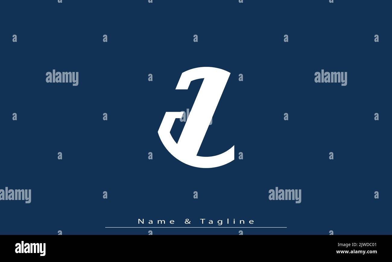 Alphabet letters Initials Monogram logo JL , LJ Stock Vector