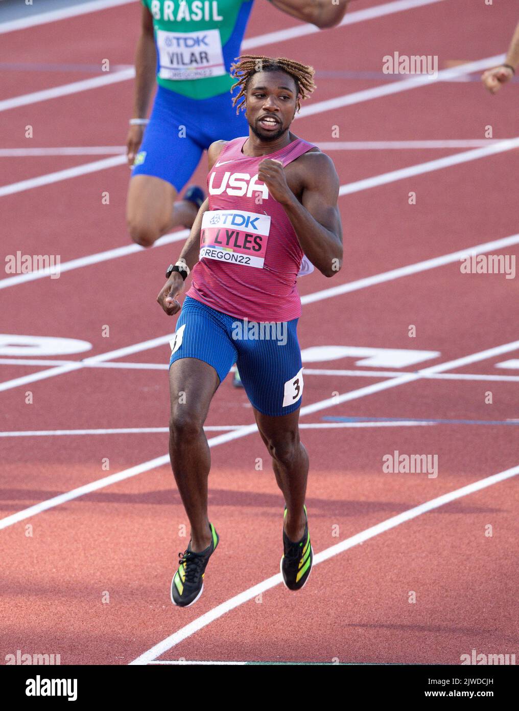 Noah lyles world championships 2022 hires stock photography and images