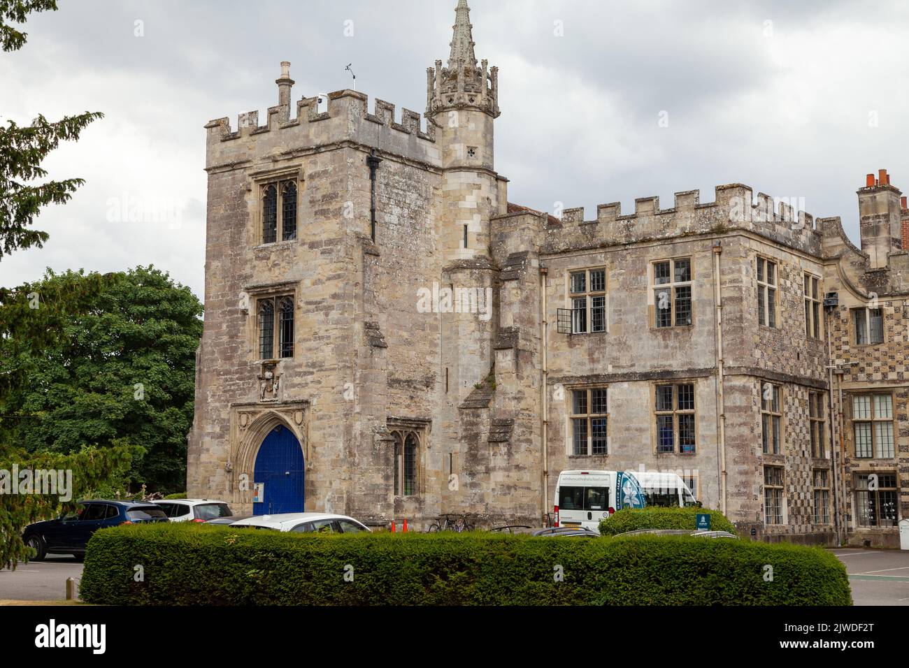 Salisbury Cathedral School is a co-educational independent school in Salisbury, Wiltshire Stock Photo