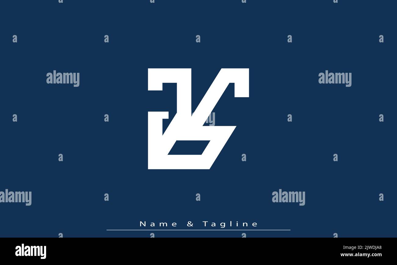 EZ Monogram Shadow Shape Style Stock Vector - Illustration of letter,  logotype: 227769297