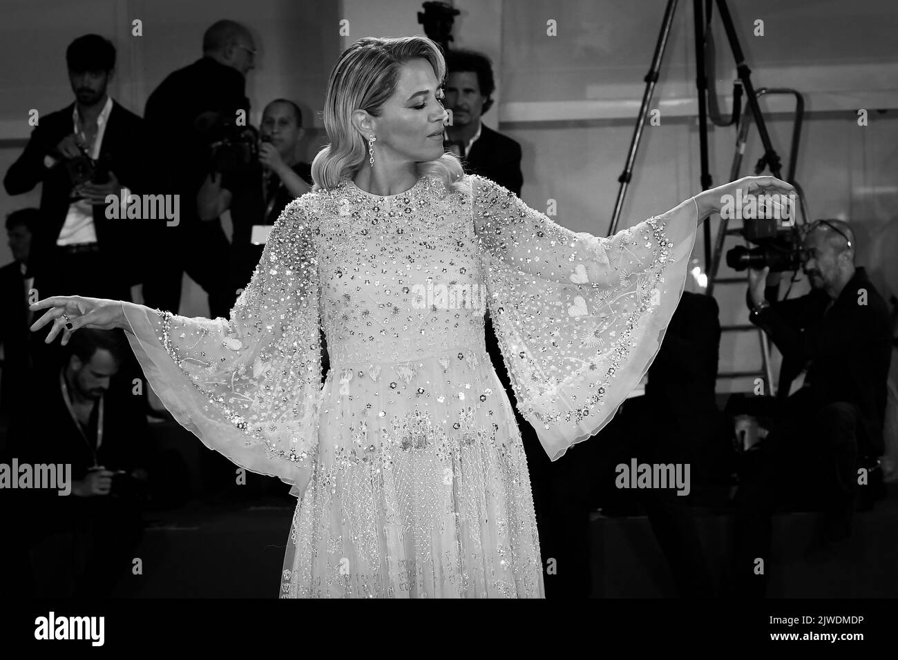 Italian journalist Francesca Barra at the 79 Venice International Film