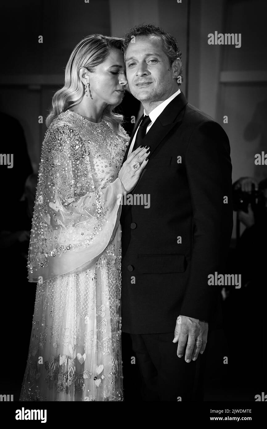 Italiana journalist Francesca Barra and her husband Claudio Santamaria