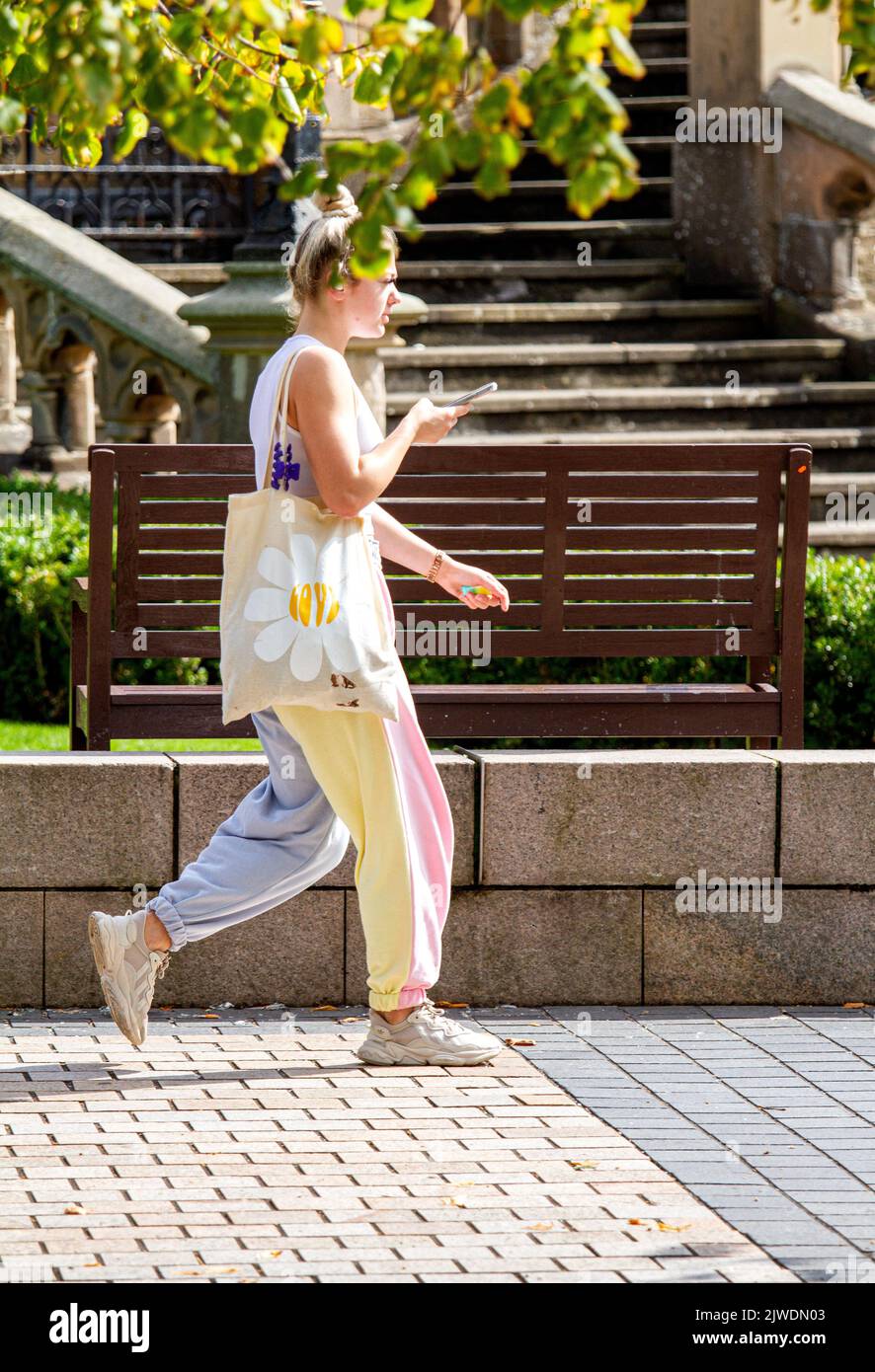 Female shoppers enjoying a day out hi-res stock photography and images ...