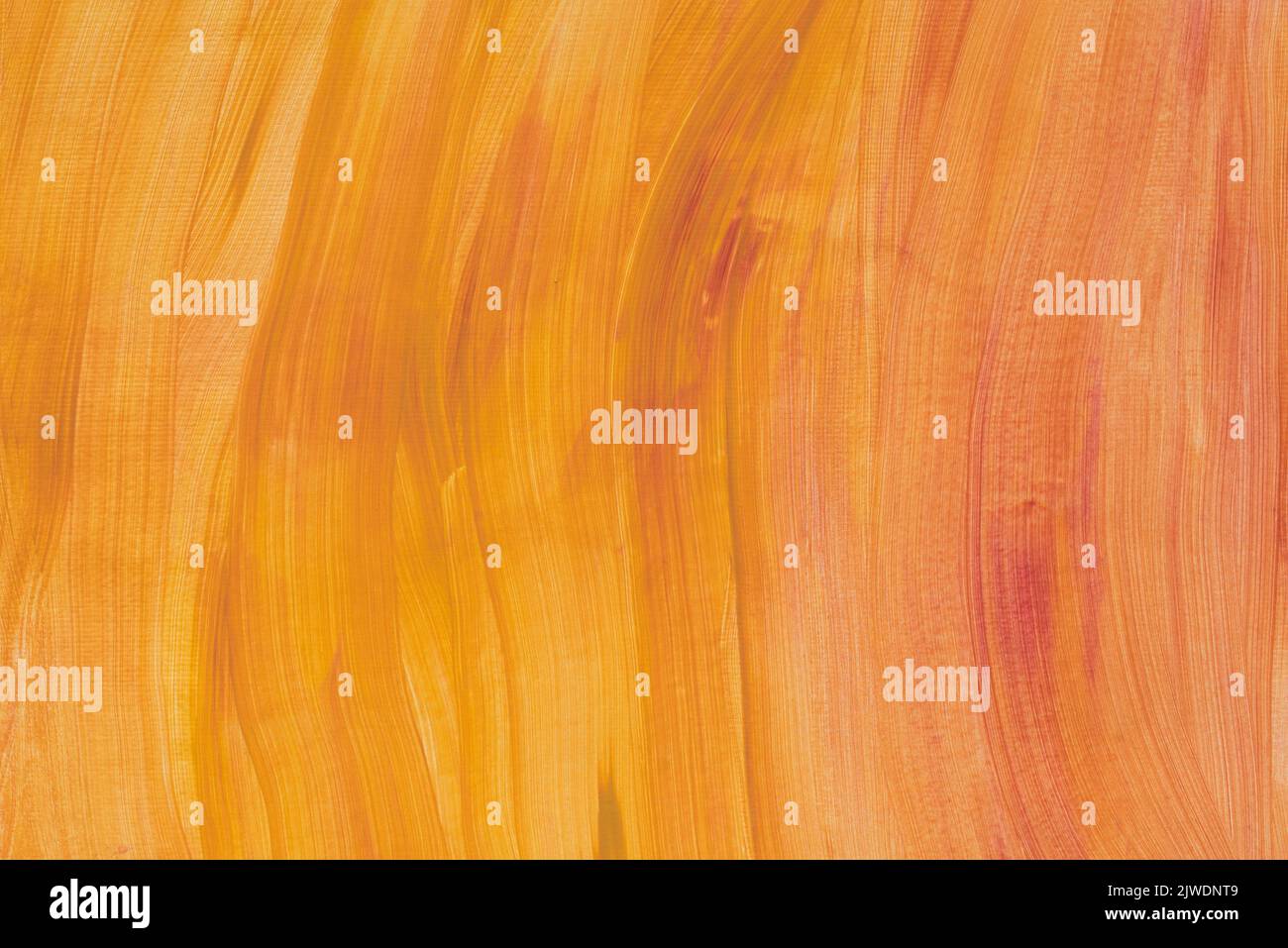 orange color painted acrylic background texture Stock Photo