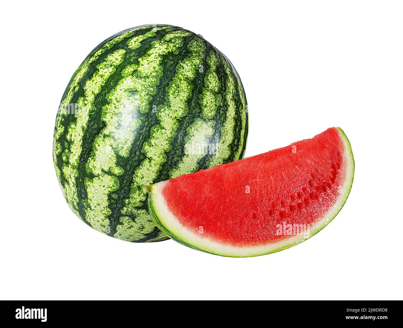 Watermelon isolated on white background Stock Photo - Alamy
