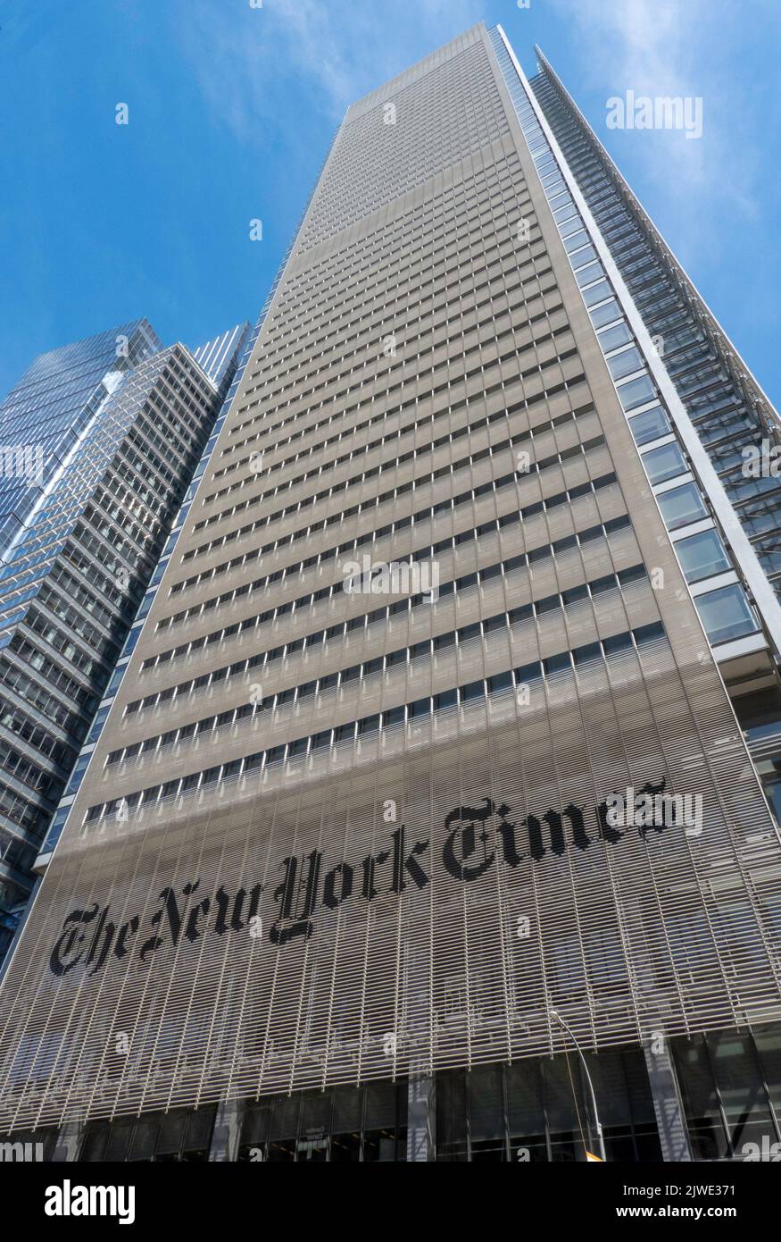 The New York Times Building in New York City, USA  2022 Stock Photo