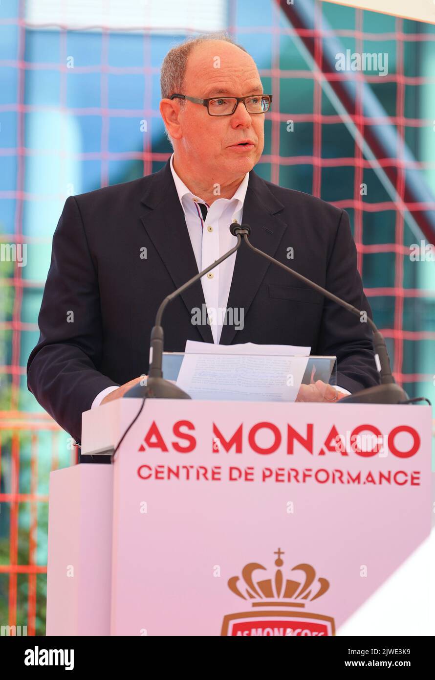 La Turbie, France September 5, 2022 AS Monaco Training and