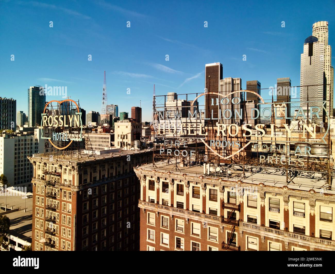 Downtown Los Angeles Historic Core Stock Photo Alamy