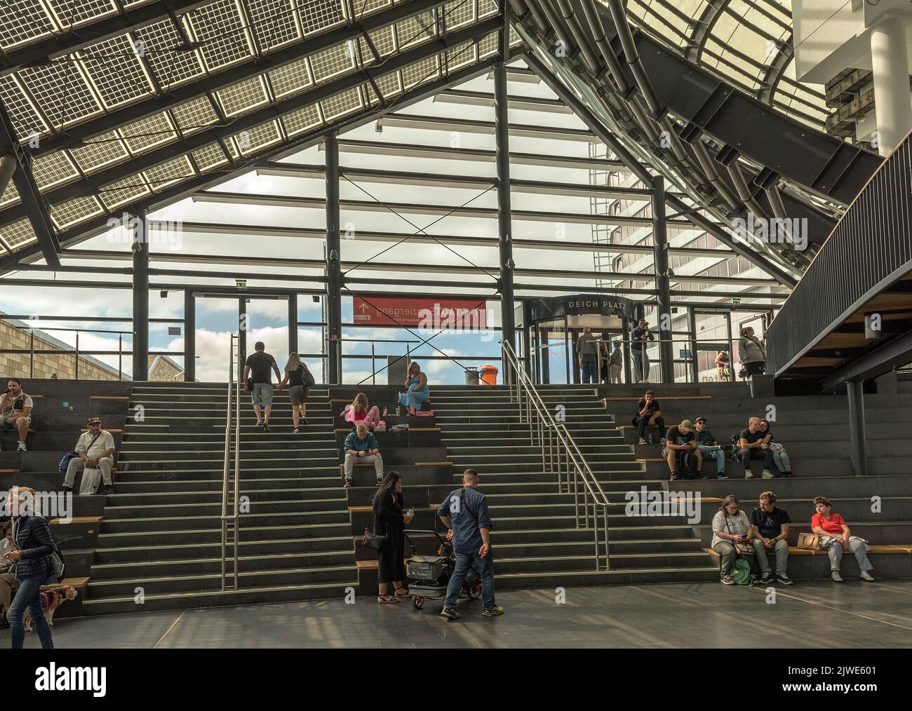 interior view of the Klimahaus museum, Bremerhaven, Germany Stock Photo