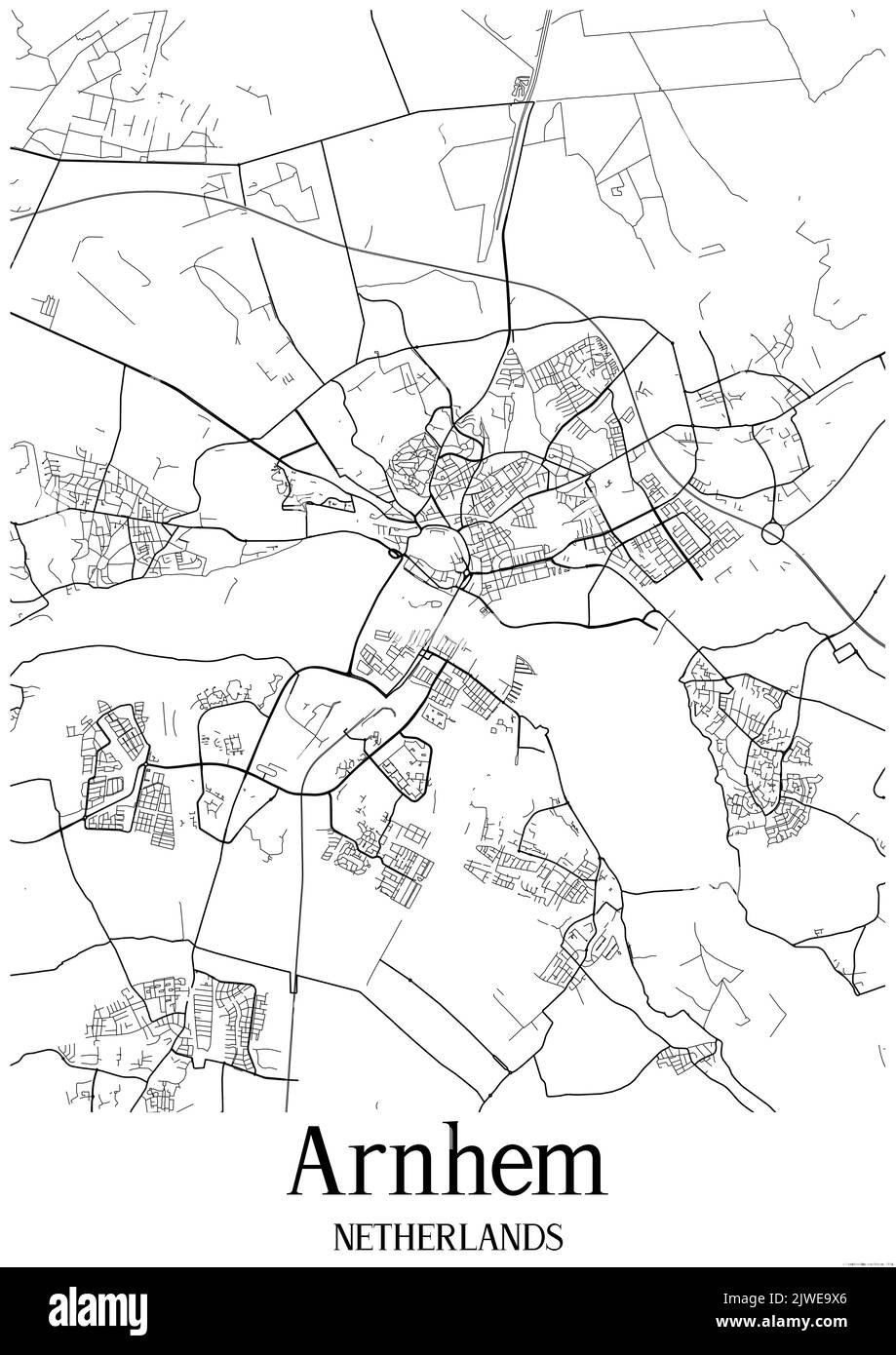 Black And White Urban Map Of Arnhem Stock Photo Alamy black-and-white-urban-map-of-arnhem-stock-photo-alamy
