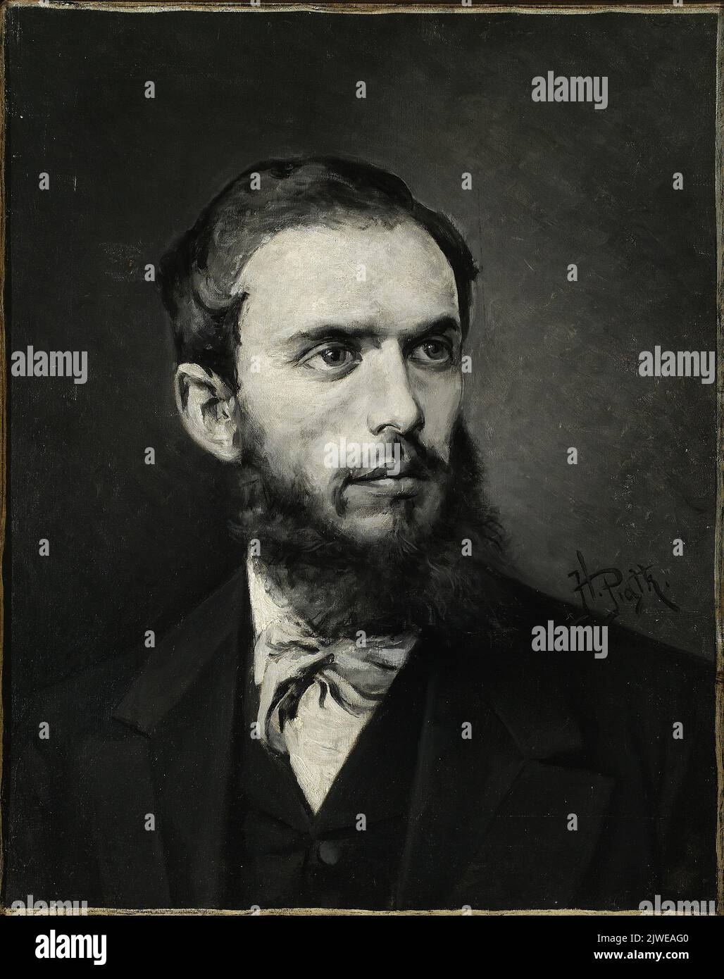 Portrait of Maksymilian Gierymski. Piątkowski, Henryk (18531932