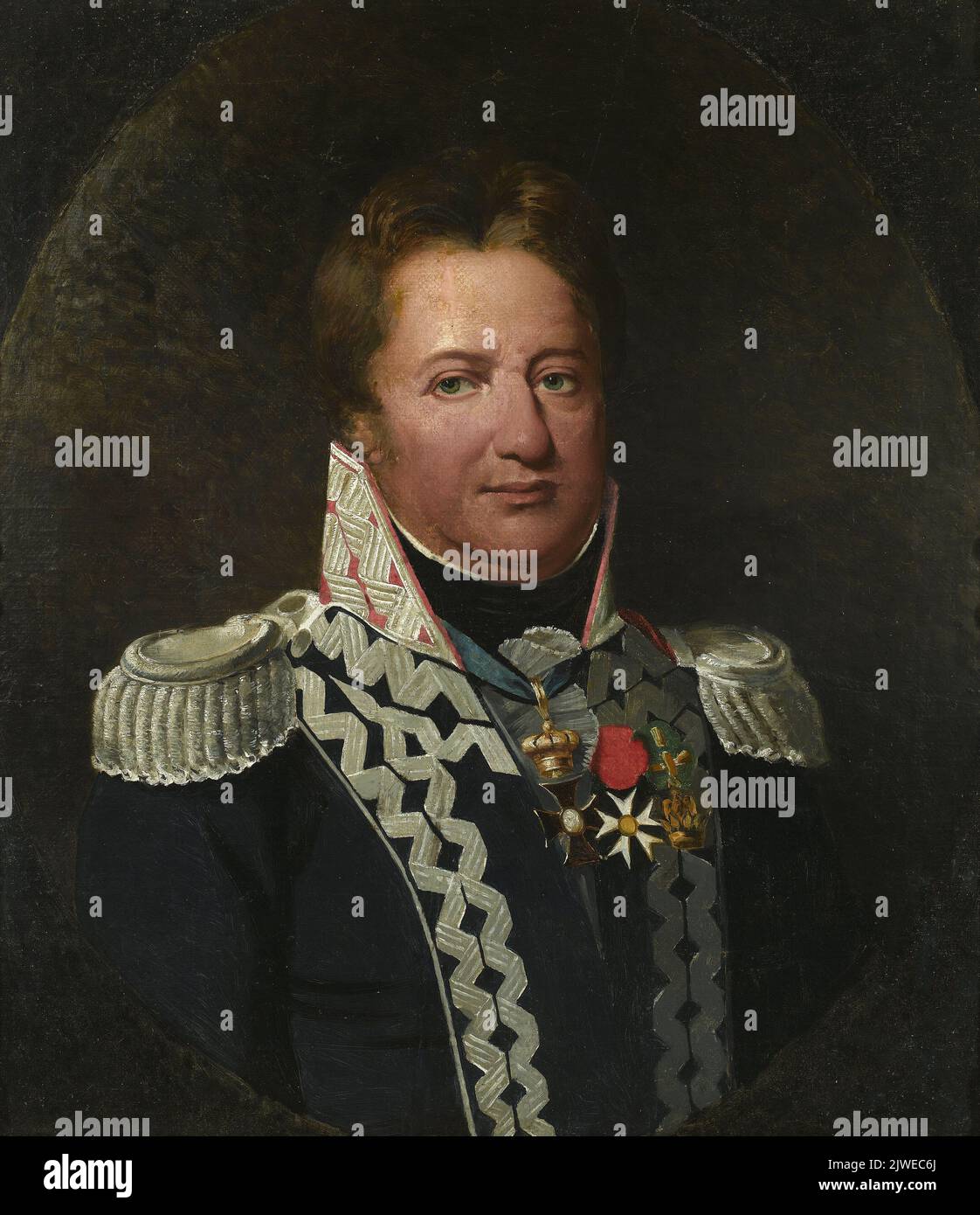 Portrait of general Jan Henryk Dąbrowski. unknown, painter Stock Photo ...
