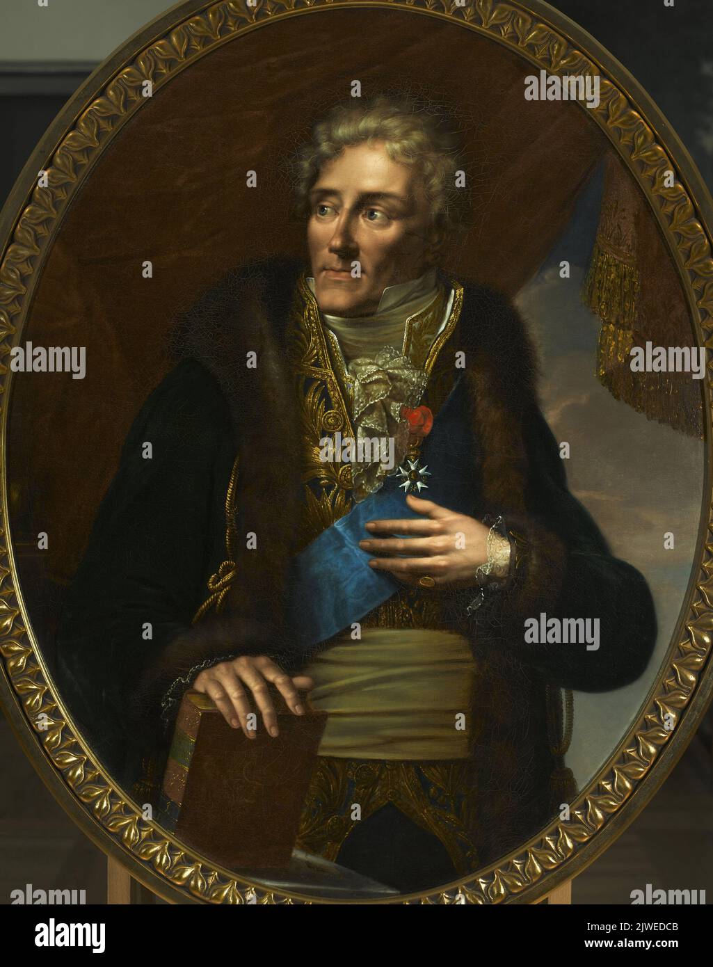 Portrait of Stanisław Kostka Potocki (1752–1821). Blank, Antoni (1785-1844), painter Stock Photo