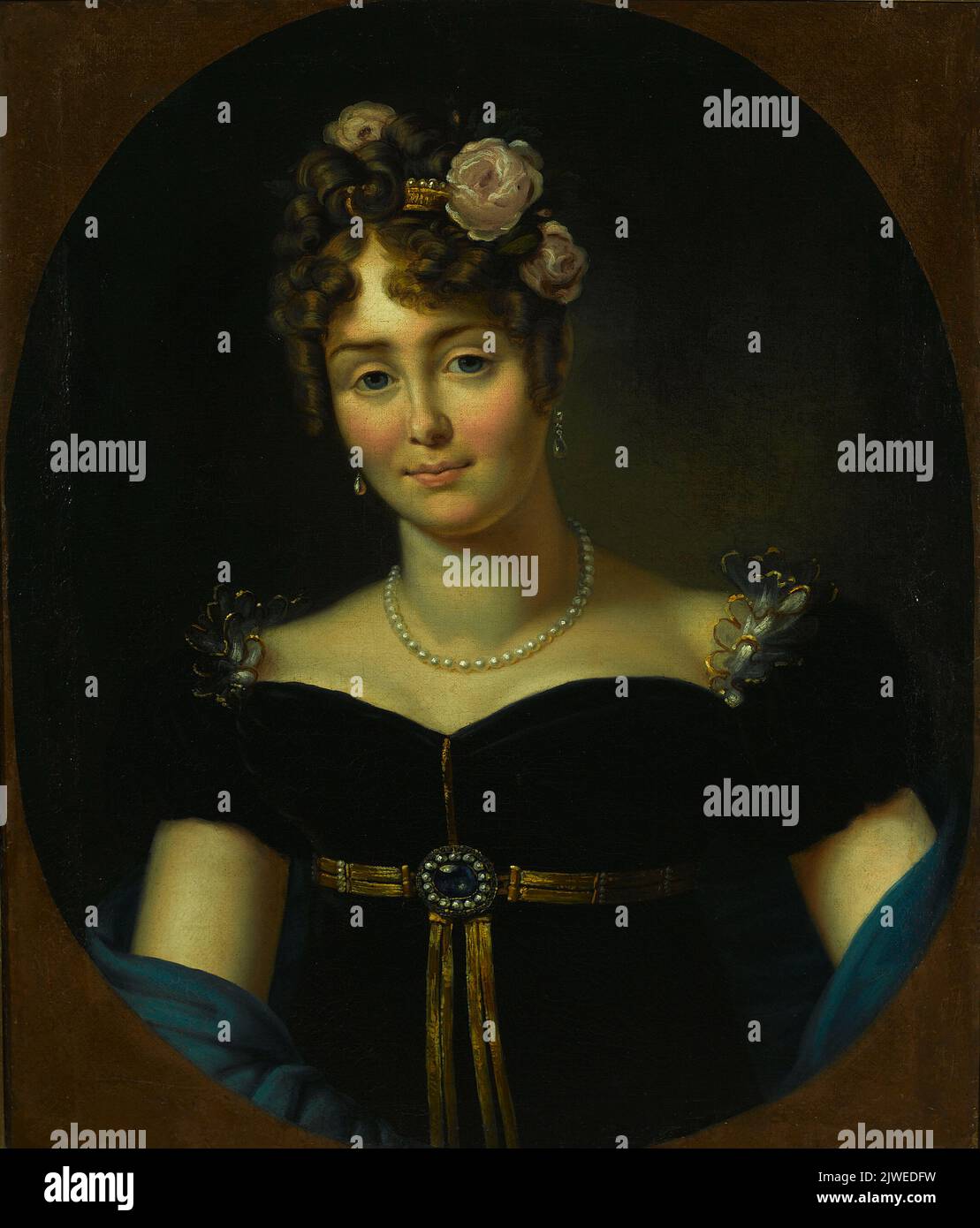 Portrait of Maria Walewska (1786–1817). Gérard, François-Pascal-Simon (1770-1837), painter Stock Photo