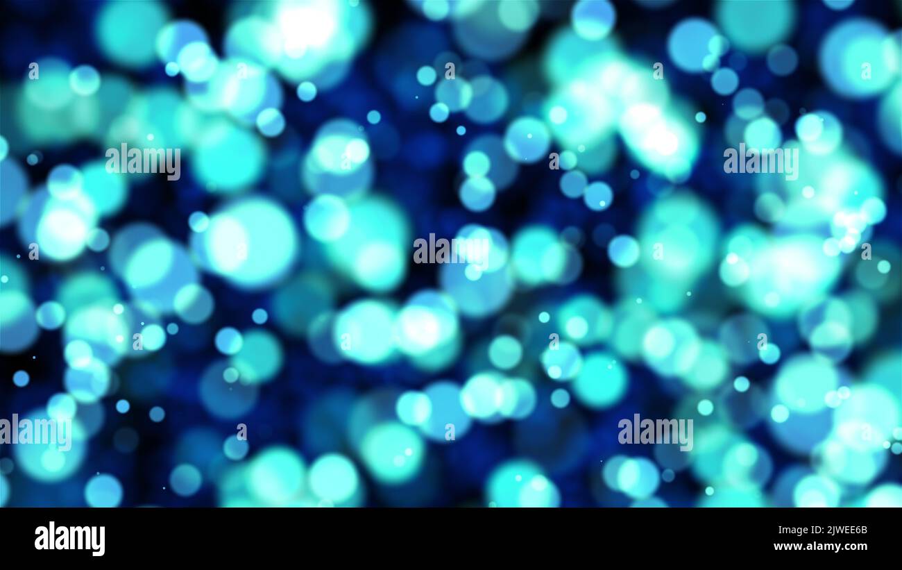 Abstract bokeh particles. Computer generated 3d render Stock Photo - Alamy