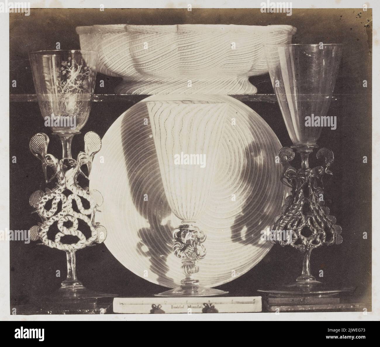 Group of objects of glass and façon de Venice (16th17th