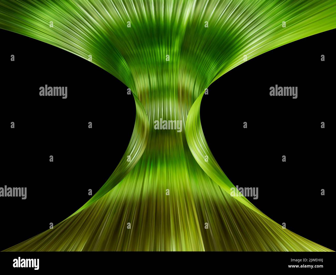 Abstract green wave background hi-res stock photography and images - Alamy