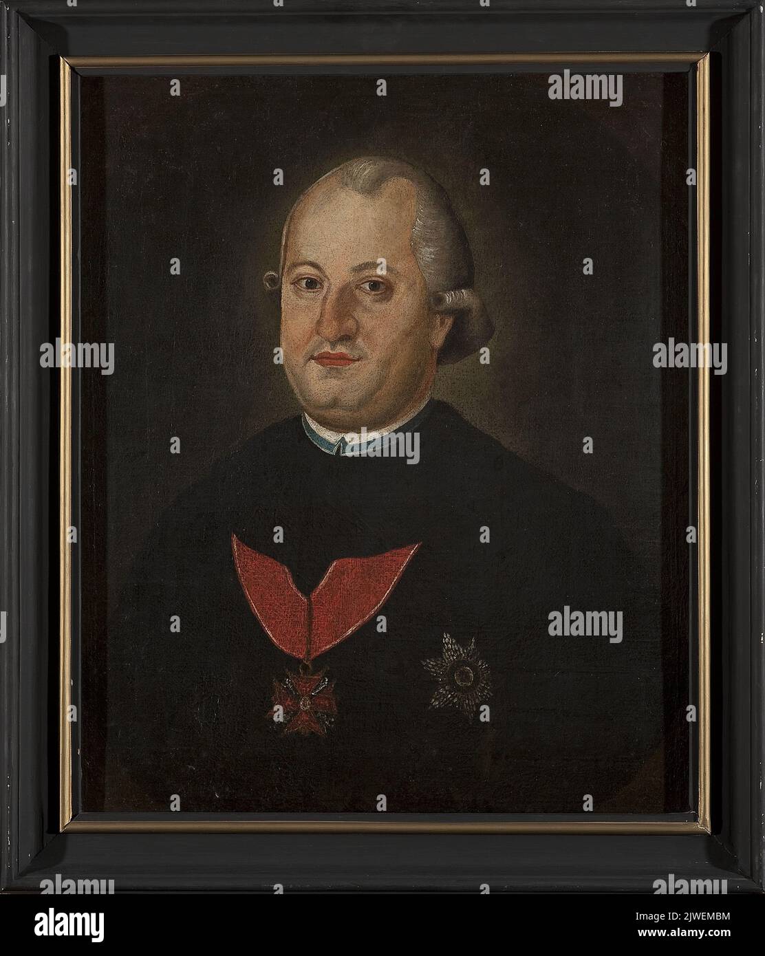 Portrait of Teodor Siemieński (d. 1794), prelate and canon in Warsaw