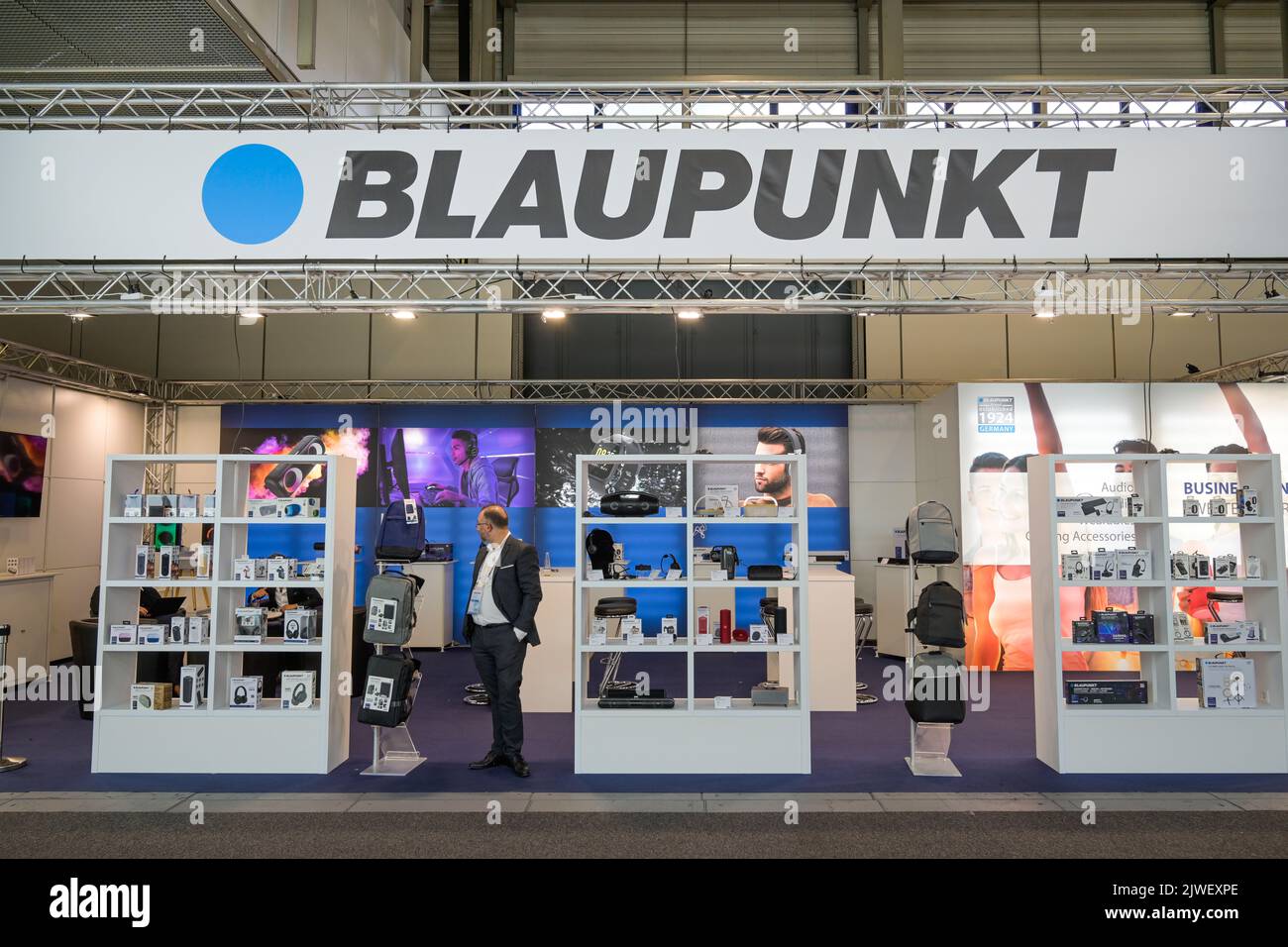 Stand Blaupunkt, Internationale Funkaustellung IFA 2022, Berlin, Deutschland Stock Photo
