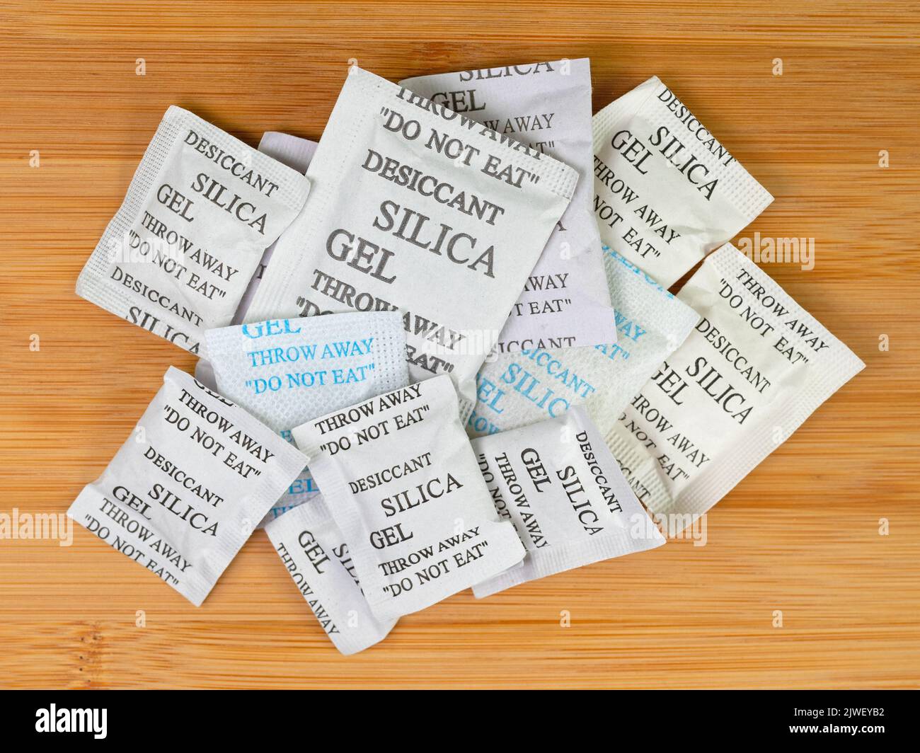 Silica gel, many desiccant bags Stock Photo Alamy
