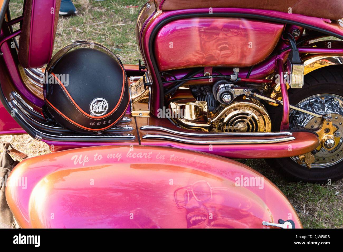 Isle of Wight Scooter Rally 2022 Stock Photo Alamy