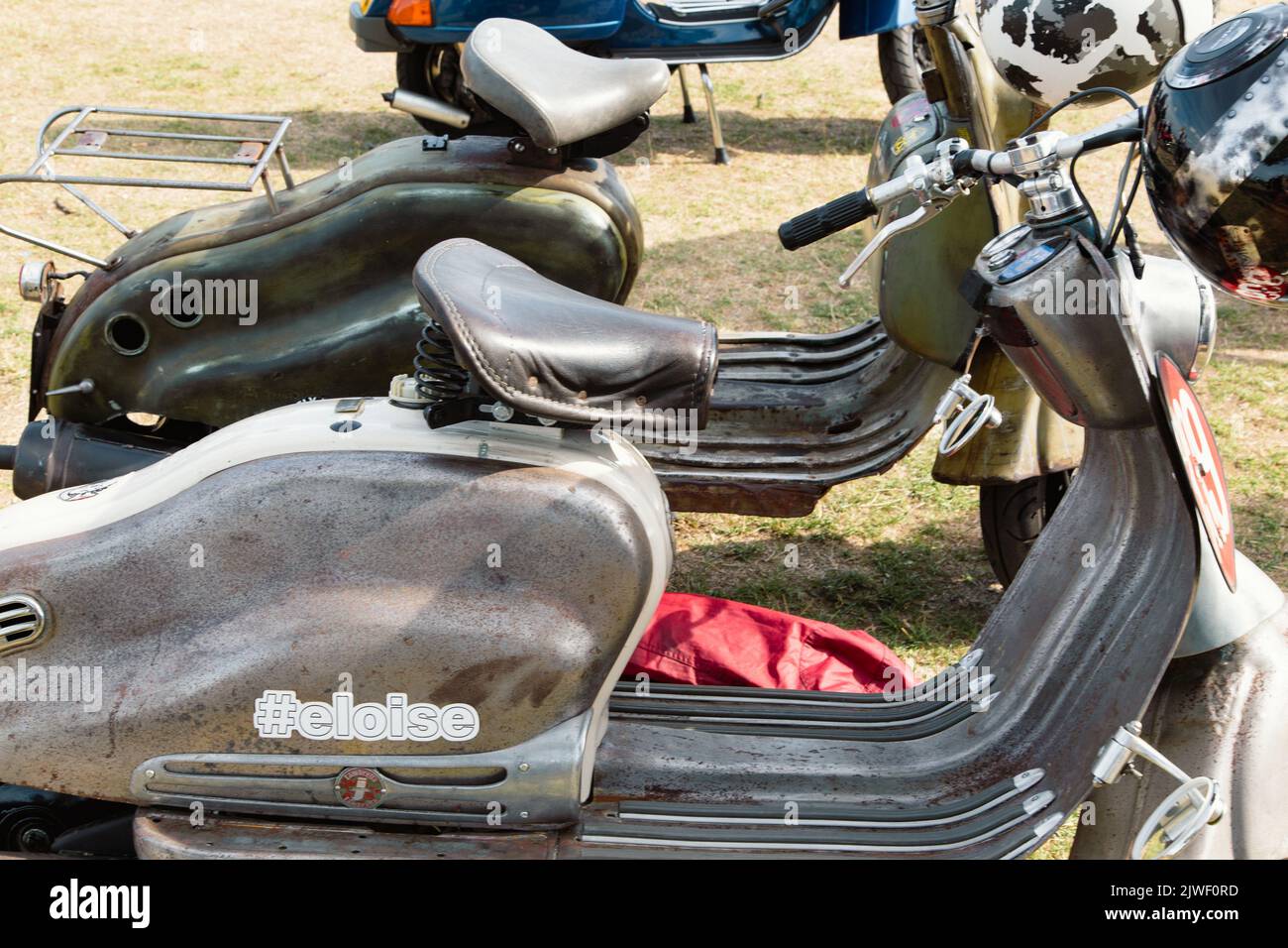 Isle of Wight Scooter Rally 2022 Stock Photo Alamy