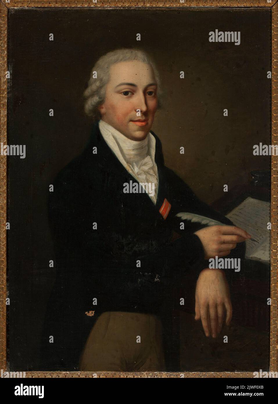 Portrait of Józef Walicki. unknown, painter Stock Photo - Alamy