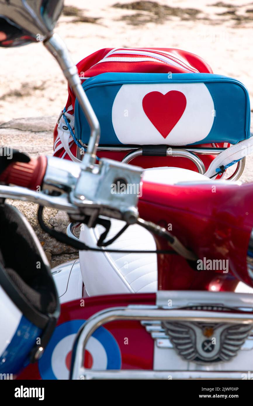 Isle of Wight Scooter Rally 2022 Stock Photo Alamy